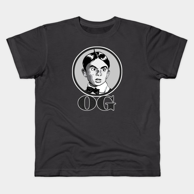 OG Alfalfa Kids T-Shirt by FanboyMuseum